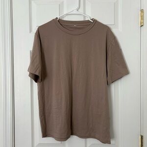 NWOT oversized brown tshirt